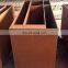 A588 Corten Steel Planter for Flower Parterre Design