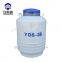 Dewar Vessel 35 L Freezing Bull Semen Storage Tank Liquid Nitrogen Biological Dewar Price