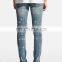 DiZNEW 2019 european style latest design ripped denim men jeans pant