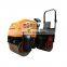 1T double drum hydraulic vibration road roller compactor