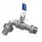 BSPT DN15 SS316 Hose Tap Ball Valve/ Drain Tap