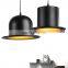 Modern Decorative Tall Hat Shape  Indoor Light Fixture Aluminum Pendant Lamp