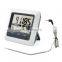 Digital Meat Thermometer  With Stainless Probe Kitchen BBQ Thermometer for Measuring Food Temperature