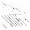 Stainless steel pu case nail clipper manicure set