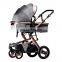 Prime quality luxury multi function baby stroller with car seat