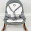 Wholesale China supplier low cost kid  baby wood rocking baby swing chair