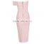 Summer dress wholesale 2015 new women nude off shoulder elegant luury bodycon sey cocktail party bandage Dress Bandage Bodycon W