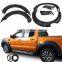 Fit 2012-2015 Ranger T6 Fender Flares Wheel Arch Arches Matte Black Off-Road