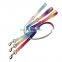 durable nylon material gradient color fashionable dog leash quick release popular dog leash webbing with handle