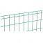 Green PVC Welded Wire Steel Mesh Euro Fence