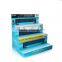 OEM printing supermarket socks cardboard display shelf with hook