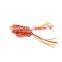 Topwater 14g 6cm Soft Fishing Bait Double Hooks Frog Lure for Stream Lake River Reservoir Pond Ocean Fishing