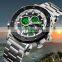 SKMEI 1636 Hot Sale Fashion Men Luxury Stainless Steel Quartz Digital Watches Reloj