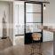 Elegant aluminum alloy barn sliding door for bedroom