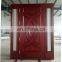 modern pre-hung exterior mahogany solid wood doors with two sidelights double front doors