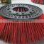 Round PP bristle road sweeper brush/sweeper side brush