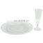 Best selling Wedding Party Disposable Heavyweight Plastic Plates Set