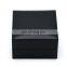 2021 Fashion Custom  Exquisite Leather Paper Black Wedding Ring Box
