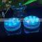 IP68 Waterproof Pool Light Battery Operated RGB Underwater Submersible Led Lights With Remote