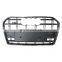 For Audi A6 A6L front grille center honeycomb mesh grill black high quality bumper grill 2016-2018