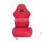 red black pvc custom logo custom color universal racing seat