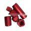 High Quality Custom Red Anodized Aluminum Auto Parts CNC Turning Service