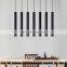 led Pendant Lamp Lights Kitchen Island Dining Room Shop Bar Counter Decoration Cylinder Pipe Hanging Lamps