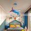 Creative Design Aircraft Shape Light For Children's Room Boy's Room Yellow Blue Pendant Lighting Fixtures