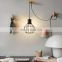 Simple Industrial Style E26/E27 Lamp Holder Plug Cord Chandelier For Bed Room Reading Room