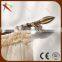 Metal hardware finial curtain rod set