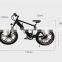 Electric Bike Aluminum Frame Aluminum Alloy Tire  48v 350w  LED light Forward-looking Waterproof LCD Disc Brakes 6 Speed Grades