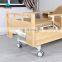 Good Price ICU Medical Patient Room Furniture Fowler's Position 2 Cranks Hand-operated Two Functions Nursing Beds on Sales