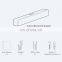Youpin Wireless TV Sound Bar Speaker Stylish Fabric Support  Playback Optical SPDIF AUX IN For Home