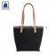 Newest Arrival Polyester Lining Material Eye Catching Design Fashionable Genuine Leather Shopper Bag for Women