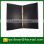 Business A4 size PP plastic ring binder folders with spine pocket