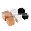 Custom size logo printing disposable kraft paper takeaway carton cake box paper lunch box