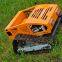 tracked robot mower, China track mower price, remote brush mower for sale