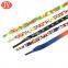 hot transfer flat shoelace print logo sneaker polyester shoelace