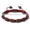 2016 Latest Design Vogue Jewellery Adjustable Charm Black Cord Bracelet Beads Bracelet With Diamond
