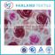 % 100 polyester super soft flowers print flannel fleece fabric warm blanket