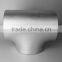 XLQ high quality stainless steel equal tee
