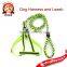 Free shipping reflective dog harness with reflective pet traction rope dog leash