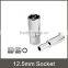 12.mm Dr.Full Polished Deep 6PT Socket extension Angle of 6 metric socket series