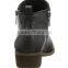 full genuine leather short ankle boots shoes for women
