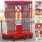 vertical mast lift hydraulic man lift aluminium lifts