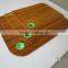 bamboo oval choping board with handle