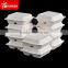 Biodegradable recyclable 7inch bagasse pulp food containers