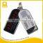 Plastic or metal material and label keychain type hotel key tag