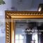 cheap antique golden framed mirror standing dressing mirror