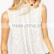 New Fashion White Lace Tops for Woman